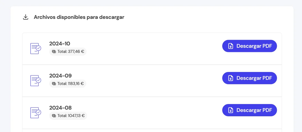 Detalle de comisiones obtenidas por el equipo en la BrokerApp de Life5.