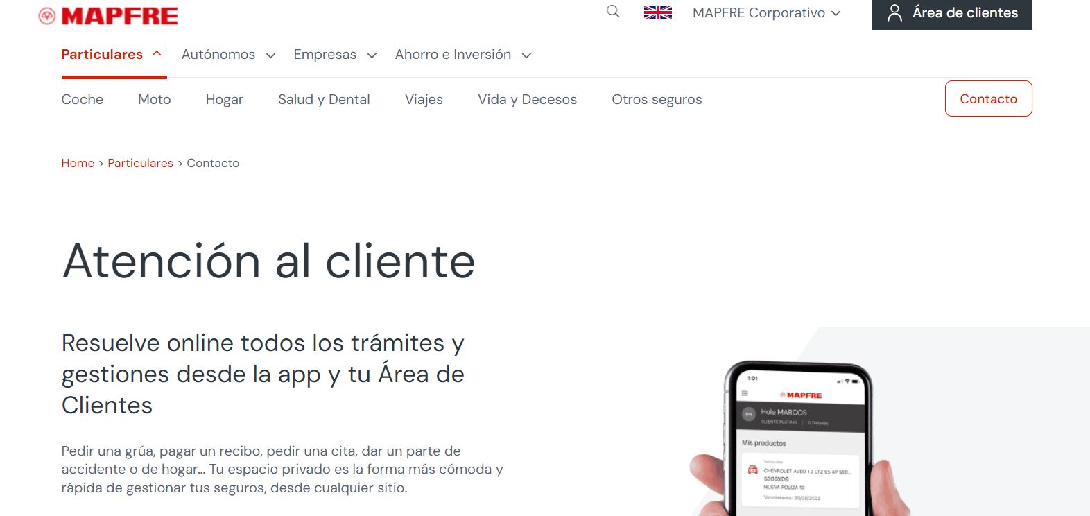 dar de baja seguros de mapfre online