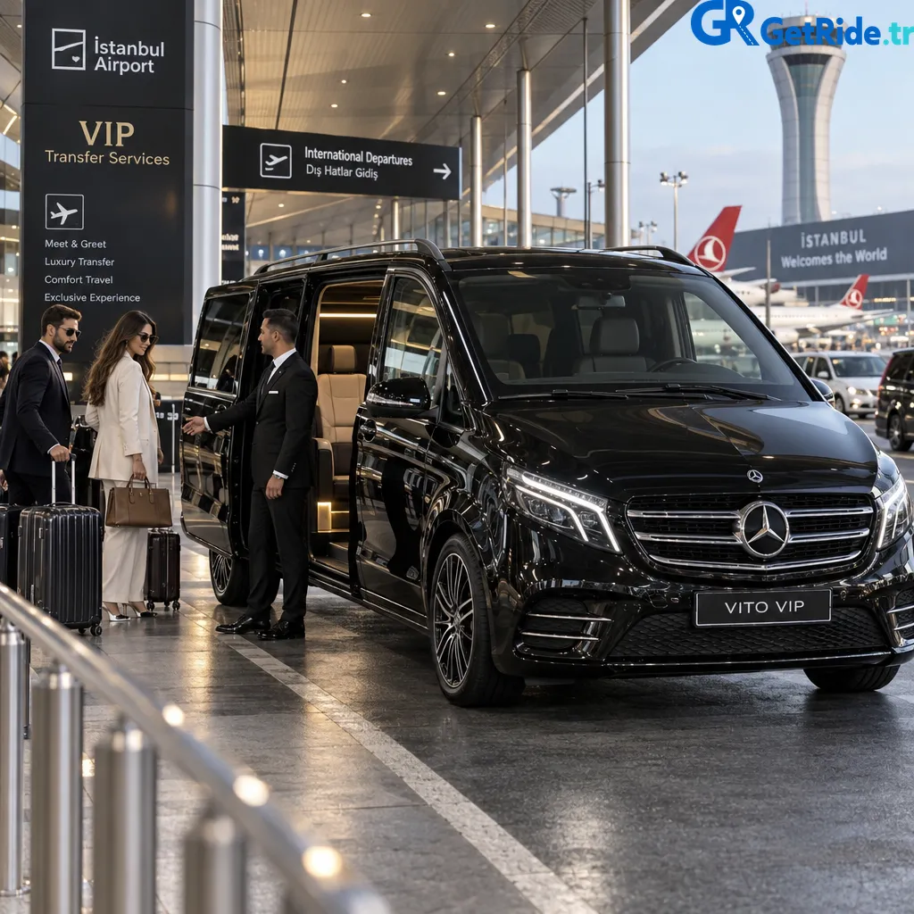اختبر الراحة الفاخرة مع خدمات النقل VIP من مطار إسطنبول