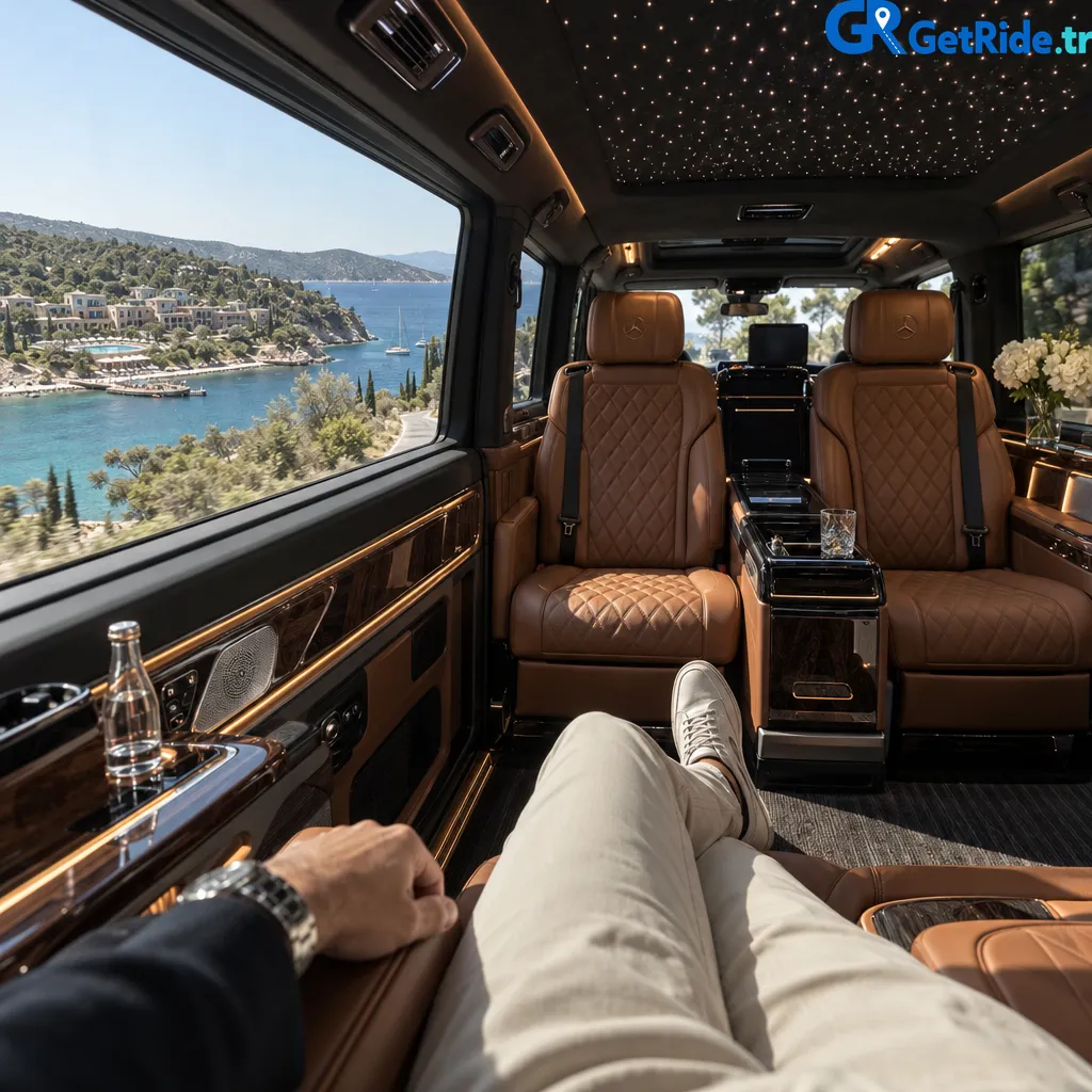 Unwind with a Unique VIP Transfer Experience from Bodrum Airport to Kempinski Hotel Barbaros Bay