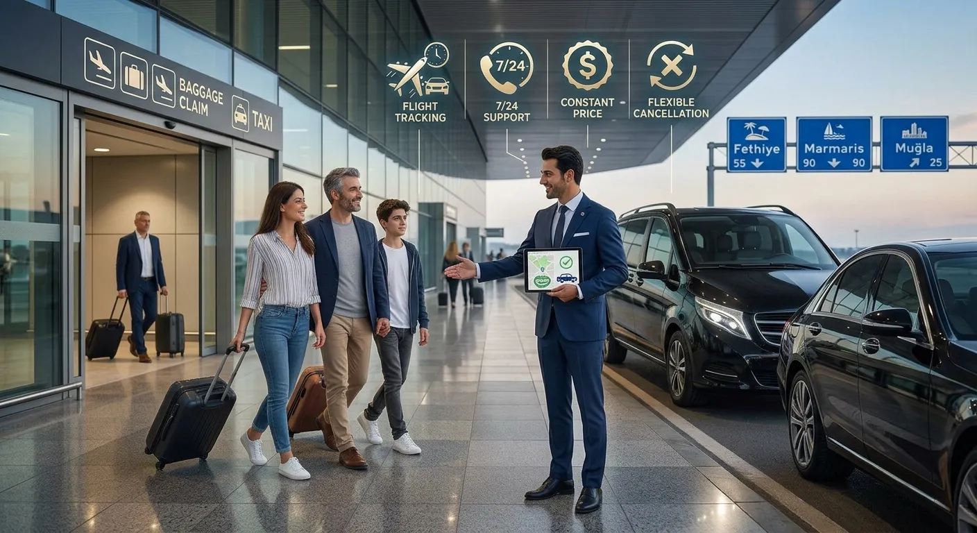 Dalaman Havalimanı'ndan Şehir Merkezine Lüks Araç İle Transfer: Konforlu ve Hızlı Ulaşımın Anahtarı