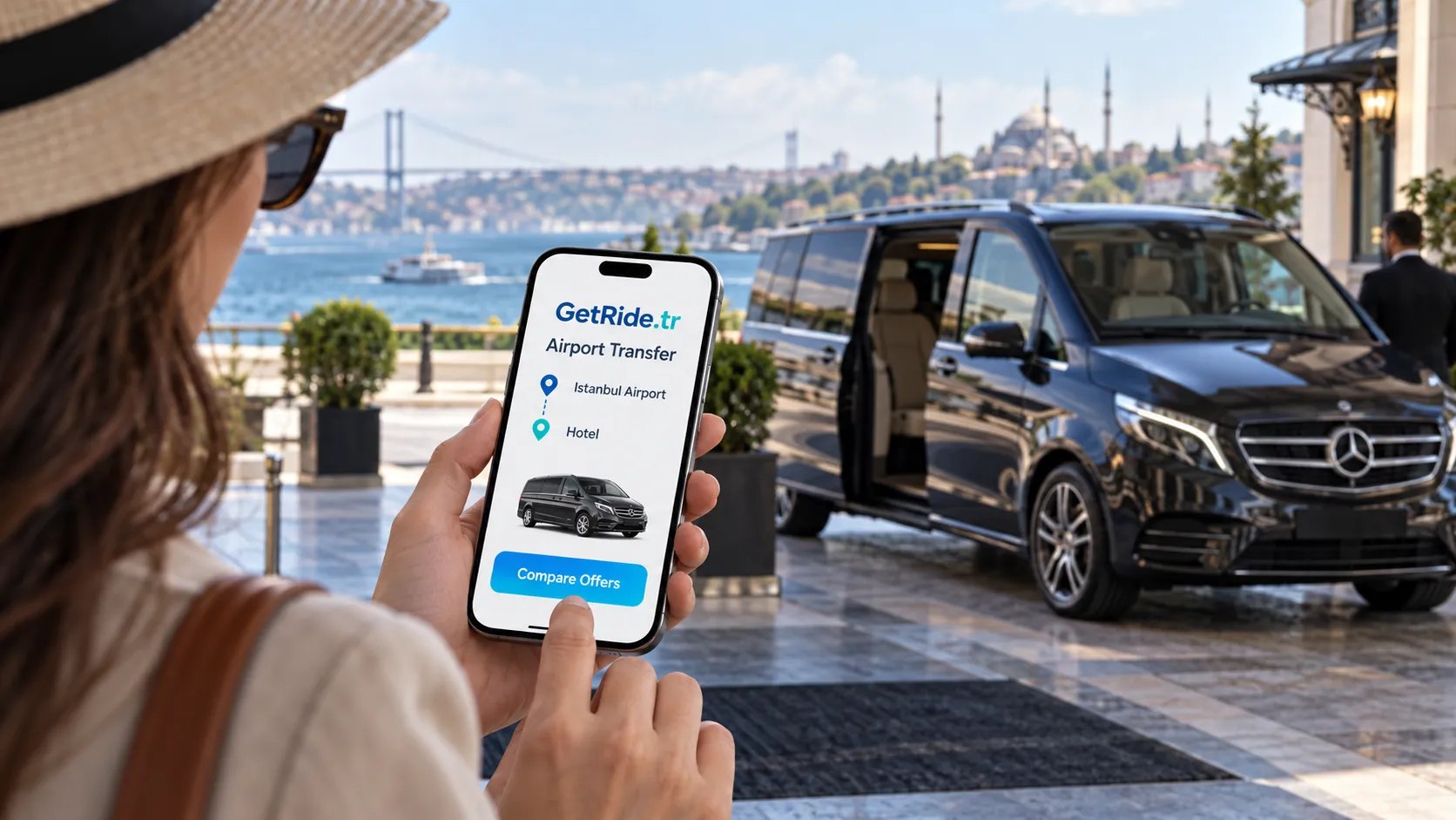 تطبيق VIP Taxi في تركيا وخدمات النقل الخاصة