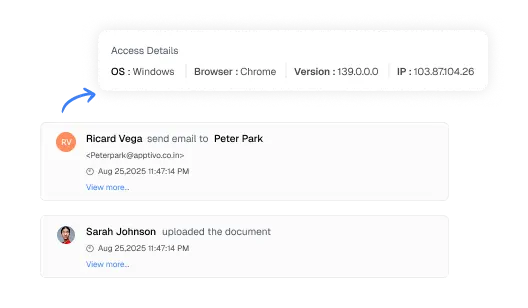 Audit trail