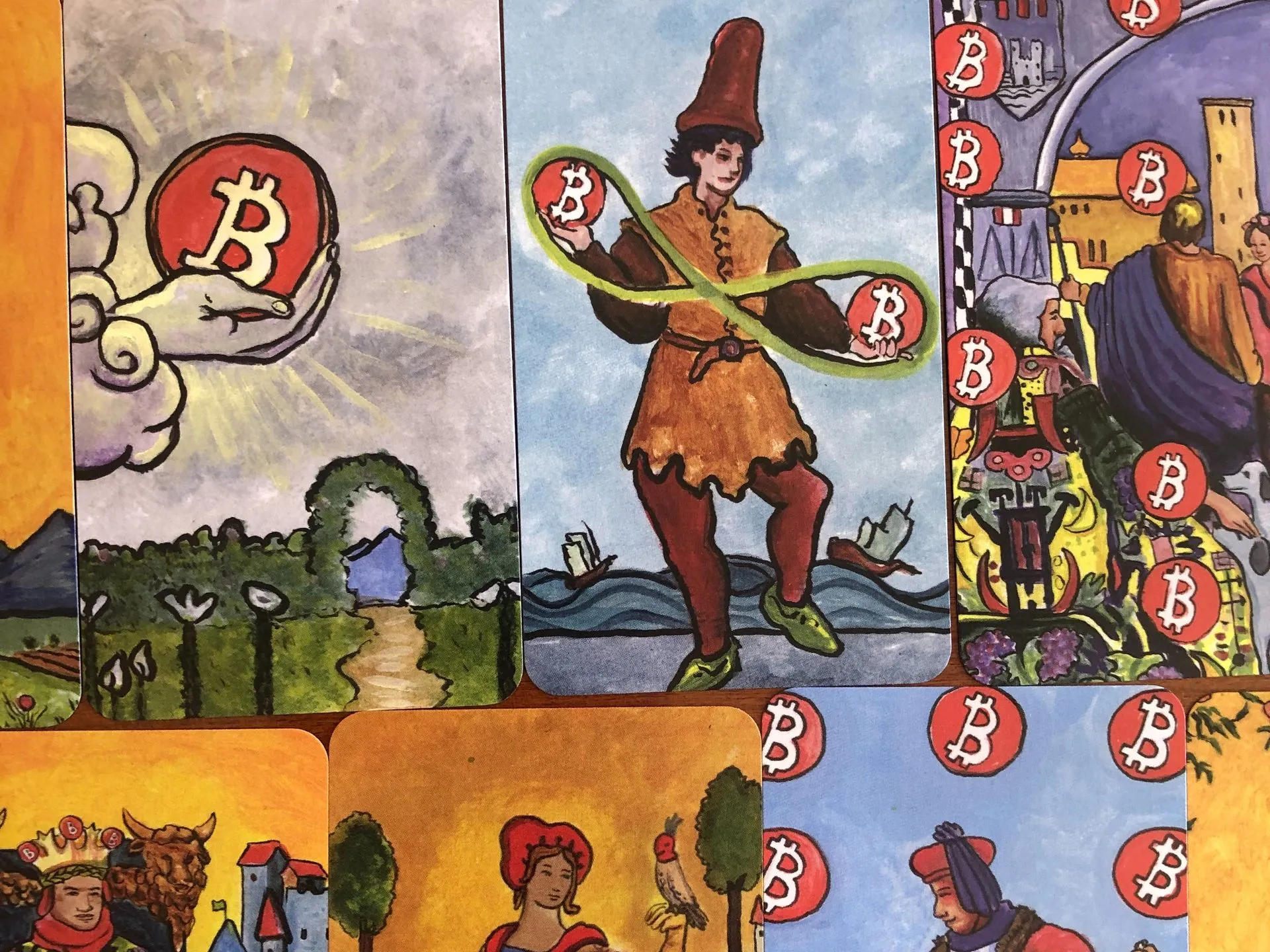 Crypto Tarot Decks Crypto Tarot Cards - 22 Major Arcana Bitcoin Themed Deck  Bitcoin Themed Major Arcana Tarot Cards Deck