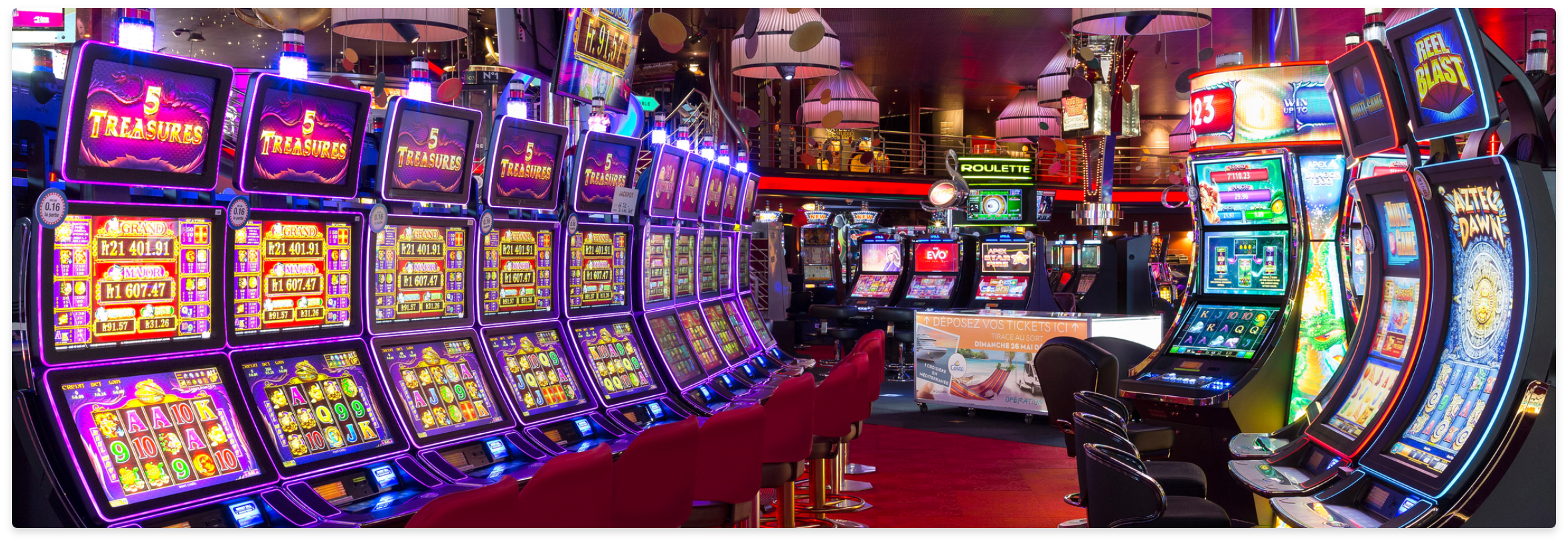 TOP 7 machines à sous - Casinos - Barrière