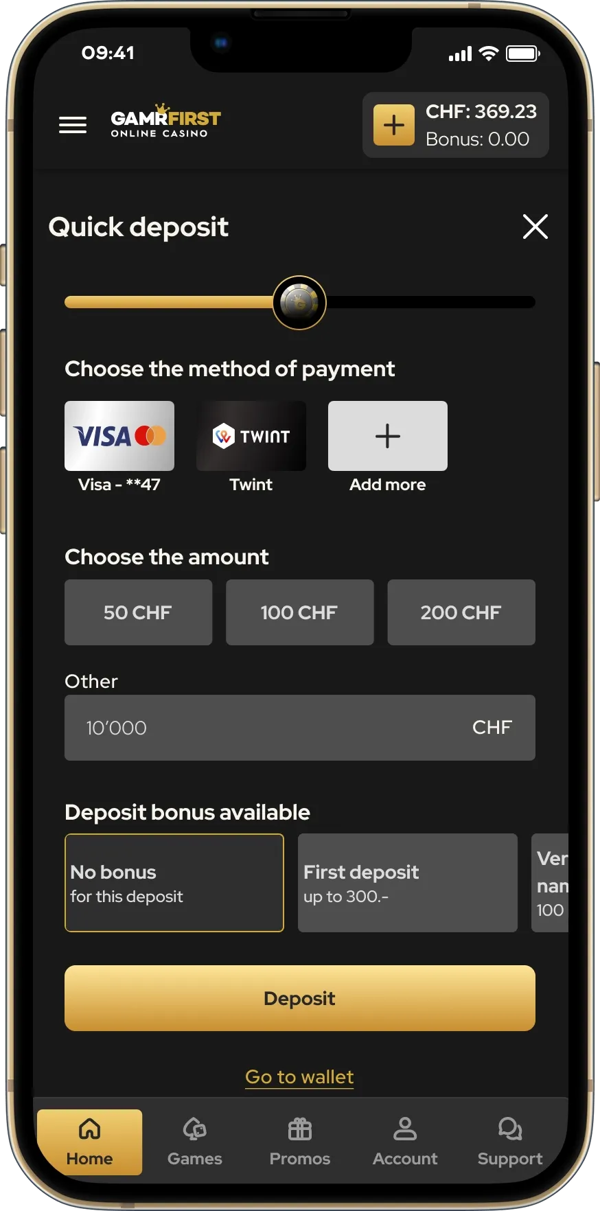 Quick Deposit image
