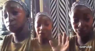 Lady who purchased fake bleaching lotion in pain after the lotion spoilt her face