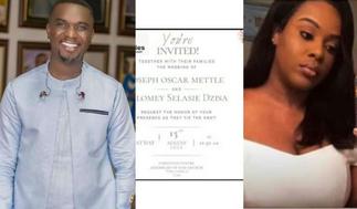 All You Need To Know About Joe Mettle's Upcoming Wedding; Location, Time, Church And His Wife-To-Be