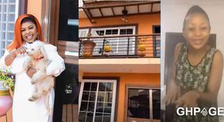 Afia Schwar flaunts new house to mock Akuapem Poloo