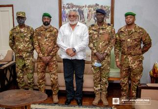 Rawlings meets Mali coup makers