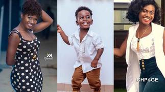 Martha Ankomah shows the face of her son