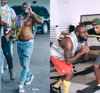 Woman Pass Man! Chioma Forces Lazy Davido Back to the Gym to Trim His Big Belly