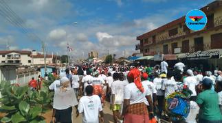 Heavy vehicular traffic on Dansoman-Mataheko stretch as NDC PC campaigns
