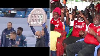 VIDEO: Thomas Partey's family reaction to Arsenal debut