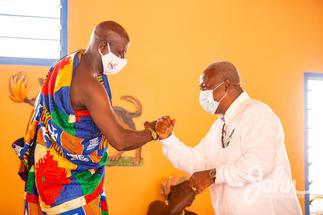 President of WR house of chiefs to Mahama