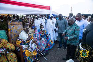 V/R: Pay attention to our roads now -Weta chiefs to Akufo-Addo