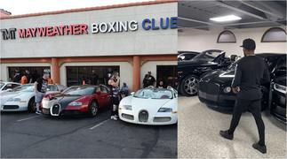 Mayweather Flaunts His Highly Expensive Car Collection Worth GHC150m