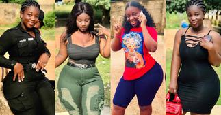 Ama Serwaa Dufie: 10 Photos and Details Of Curviest Police Lady