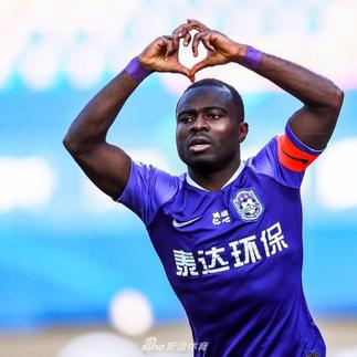 Frank Acheampong's sterling display saves Chinese team from Relegation