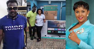 Nana Ama McBrown Donates to Koo Fori After his House got Burnt