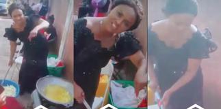 Nana Ama McBrown Forgets Stardom And Helps With Cooking At A Funeral
