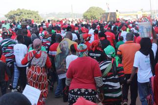 Tamale: NDC members walk in honour of Rawlings