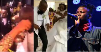 Rich Kids Spray Cash on YFM Star as Stonebwoy Performs at His Wedding