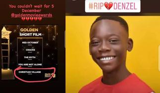 13-Year-Old Ghanaian Actor Dies After Being Nominated At The 2020 Golden Movie Awards