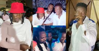 Asamoah Gyan Holds 35th Birthday Party With Stonebwoy, Others