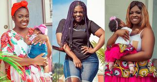 Tracey Boakye: Photo of man Chilling with the actress' daughter Drops