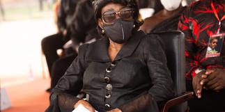 Nana Konadu Agyeman-Rawlings bids farewell to late husband Rawlings