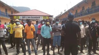 E/R: Dozens arrested for not wearing nose masks in Koforidua