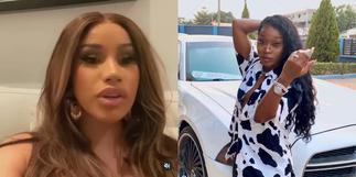 Cardi B Ditches Akuapem Poloo For Efia Odo- Melts Her Heart With A Golden Moment