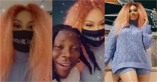 Nadia Buari Chills with Stonebwoy as he Reveals she's his Biggest Fan