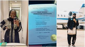 Lady begs Davido to employ her as his pilot, shows off licence, stirs reactions ▷ Ghana news