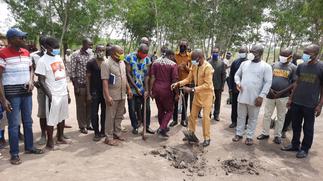 Akatsi North MP, NGO cut sod for 8th classroom project