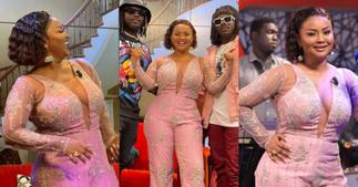 Nana Ama McBrown causes stir with revealing dress on United Showbiz, photos break the internet ▷ Ghana news