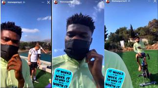 Thomas Partey jams to Kofi Jamar's