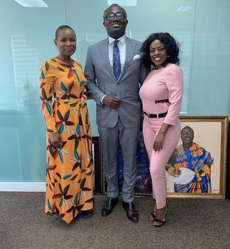 Sparks Fly at EIB As Bola Ray and Nana Aba Anamoah Show Skills on the Dancefloor