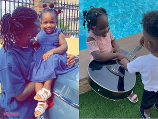 Stonebwoy's Daughter Jidula Continues 'Mpanyinsem' As She Flawlessly Plays Guitar and Sings