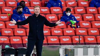 Barcelona coach Koeman hits out at critics before Copa del Rey final