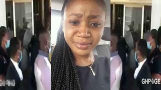 Video of when Akuapem Poloo was hauled from the court to prison