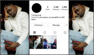 Sarkodie Deletes All His Instagram Posts Leaving Just Two