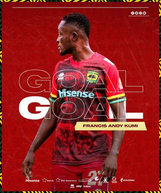 Fresh from DOL, Andy Kumi opens scoring account with Kotoko