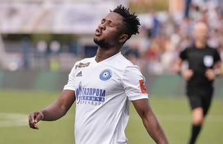 Joel Fameyeh scores 11th goal of the season for Orenburg