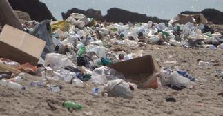Plastic waste takes over Cape Coast beaches