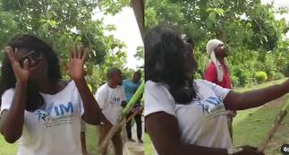 Afia Pokua Shares Video Of Her Painting Schools » GhBasecom™