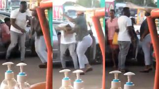 Lady Orders Husband's Sidechick As She Removes Her Wig To Lash Her