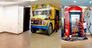 Creative Artist Who Transformed Elevator Into Cute Bus Lands Job With Pepsi & Mirinda ▷ Ghana news