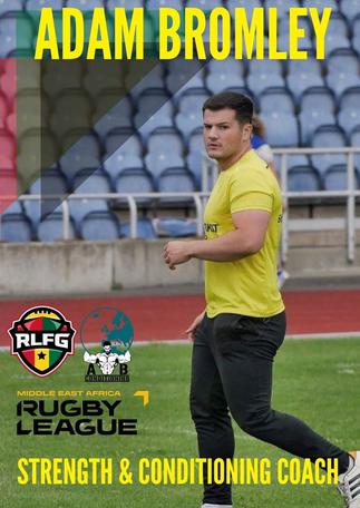 Coach Adam Bromley to offer support to Rugby League Federation Ghana